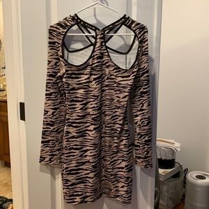 Tiger stripe dress